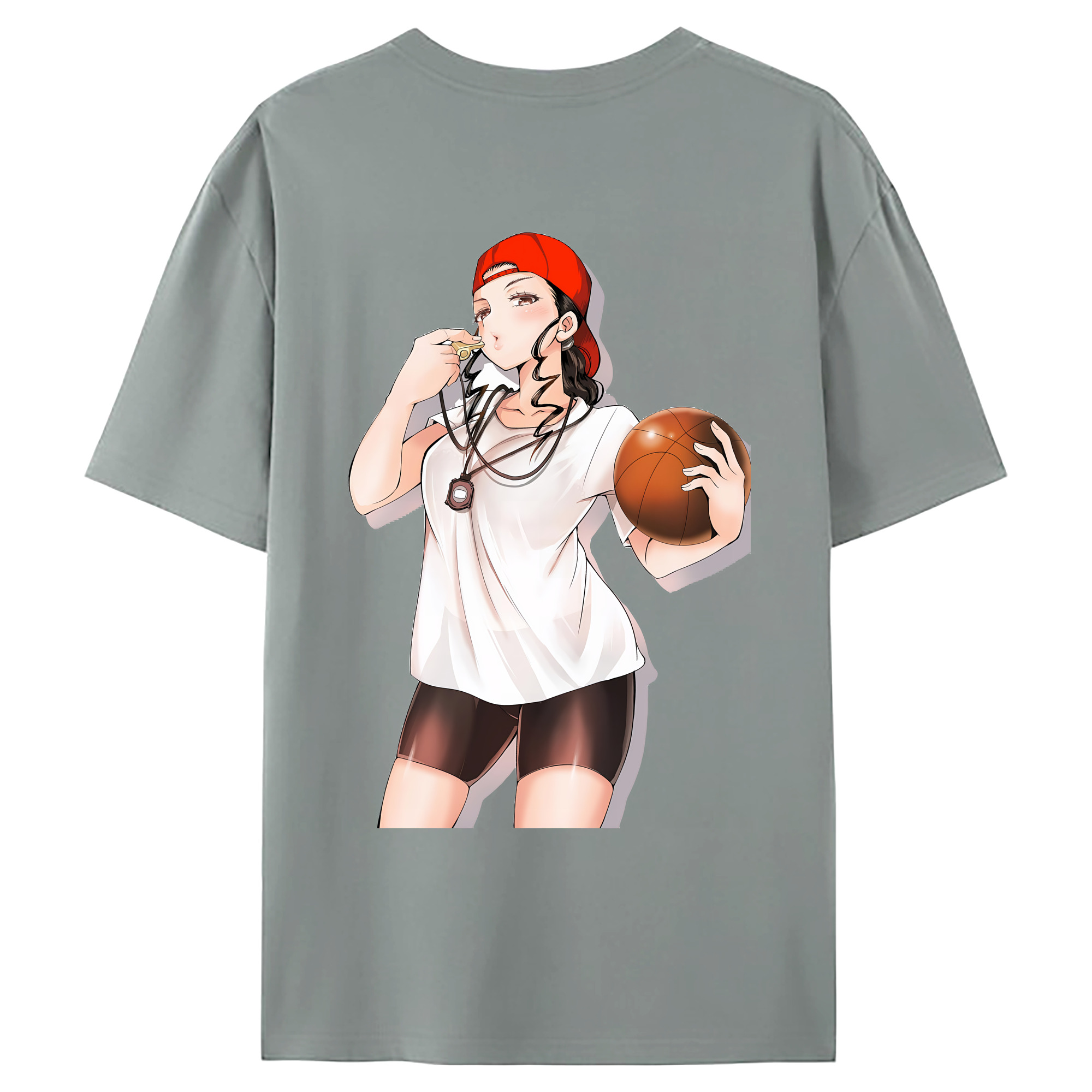 （画像用） SLAM DUNK／スラムダンク 綿100％ メンズ半袖Tシャツ（バックプリント） 通気性